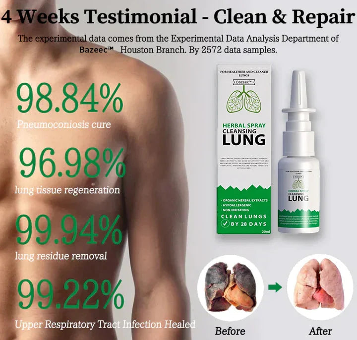 Organic Herbal Lung Cleanse Repair Nasal Spray